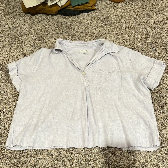 Cropped Madewell button up - Picture 2 of 4